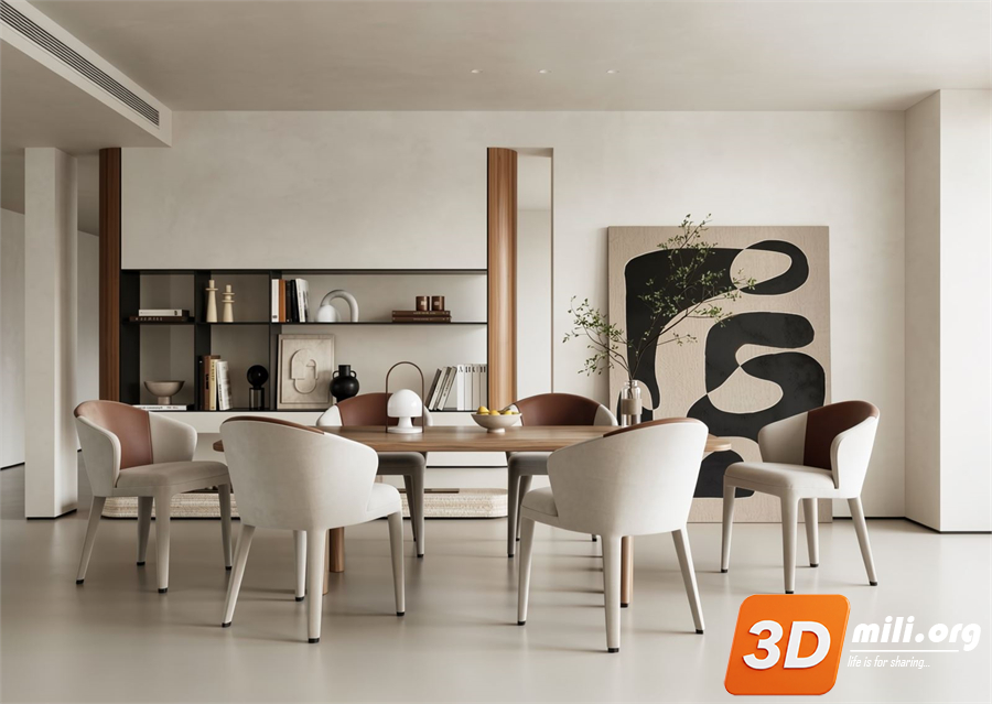Dining Table Set Skp Files
